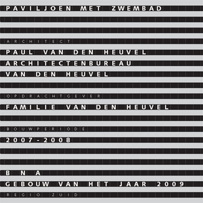 Paviljoen met zwembad